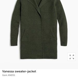 J Crew Factory Vanessa sweater blazer